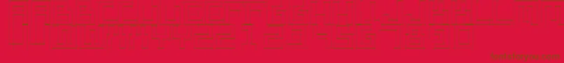 En savoir plus sur la police Sketchiquaa Police Sketchiquaa – polices brunes sur fond rouge