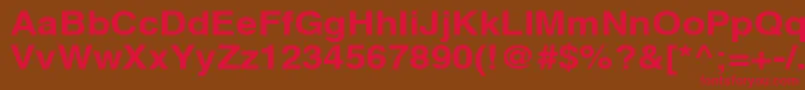 AghlvcyrillicBold115b Font – Red Fonts on Brown Background