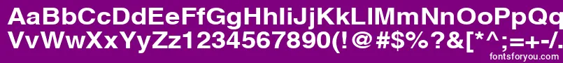 fuente AghlvcyrillicBold115b – Fuentes Blancas Sobre Fondo Morado