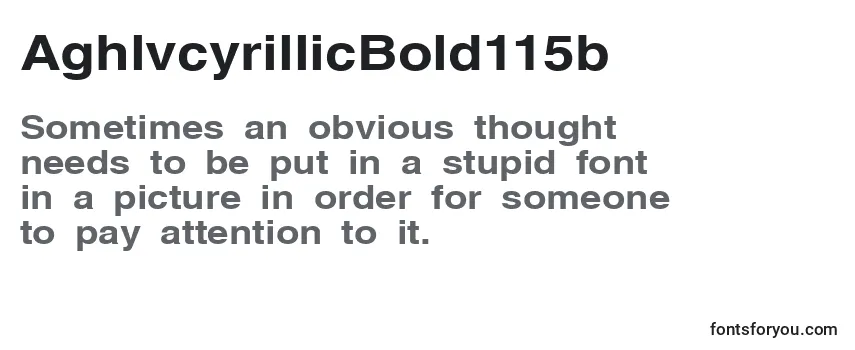 AghlvcyrillicBold115b フォントのレビュー