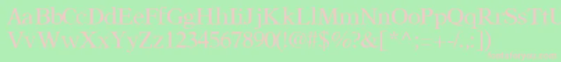 OrchidsskRegular Font – Pink Fonts on Green Background