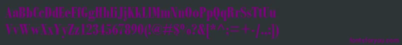 fuente BodoniMtCondensedРџРѕР»СѓР¶РёСЂРЅС‹Р№ – Fuentes Moradas Sobre Fondo Negro