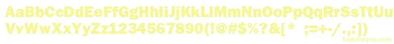 Franklingothhvy Font – Yellow Fonts