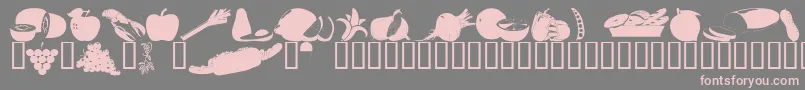 More about Wmfood1 Font Wmfood1 Font – Pink Fonts on Gray Background