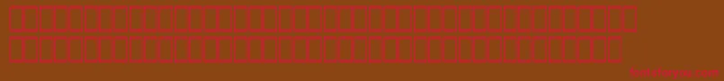 Hqpb5 Font – Red Fonts on Brown Background
