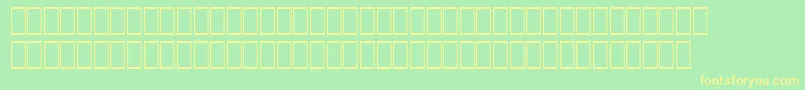 Hqpb5 Font – Yellow Fonts on Green Background
