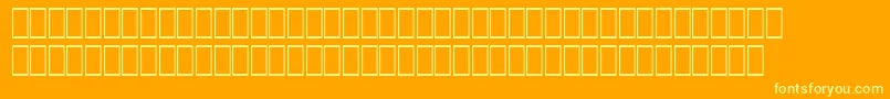 Hqpb5 Font – Yellow Fonts on Orange Background