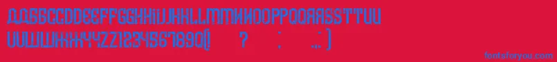 Lisätietoja ArmeniaGrunge-fontista ArmeniaGrunge-fontti – siniset fontit punaisella taustalla