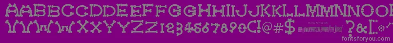 More about Bonecracker Font Bonecracker Font – Gray Fonts on Purple Background