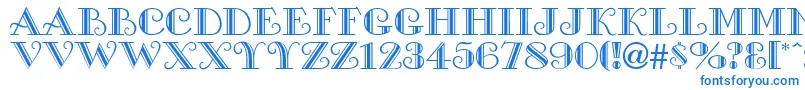 SanasoftGalleria.Kz Font – Blue Fonts