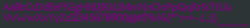 Old Virus Font – Purple Fonts on Black Background