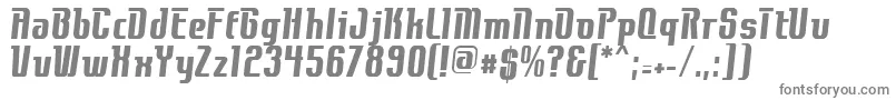 ContactBold Font – Gray Fonts on White Background