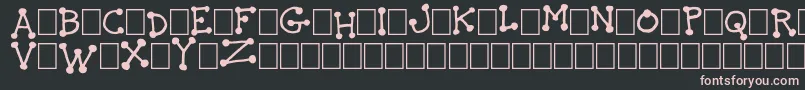 TheIdiot Font – Pink Fonts on Black Background