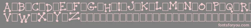 TheIdiot Font – Pink Fonts on Gray Background