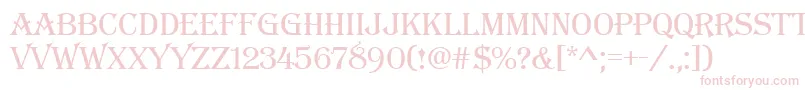 Algerianbasdee Font – Pink Fonts on White Background