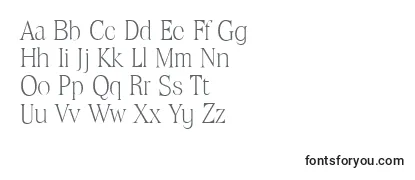 ToledoserialXlightRegular Font