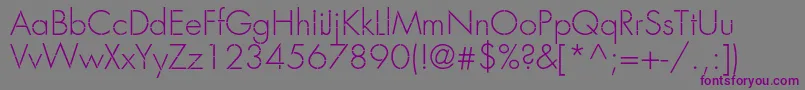 Favorittraflightc Font – Purple Fonts on Gray Background