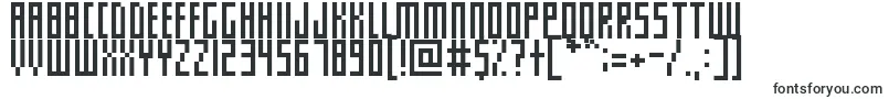 Шрифт SlimThinPixelettes – шрифты для Adobe Muse