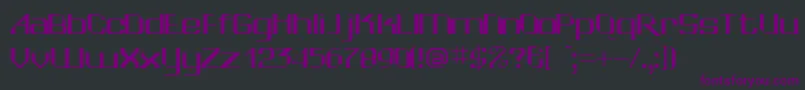 WedgiesskRegular Font – Purple Fonts on Black Background