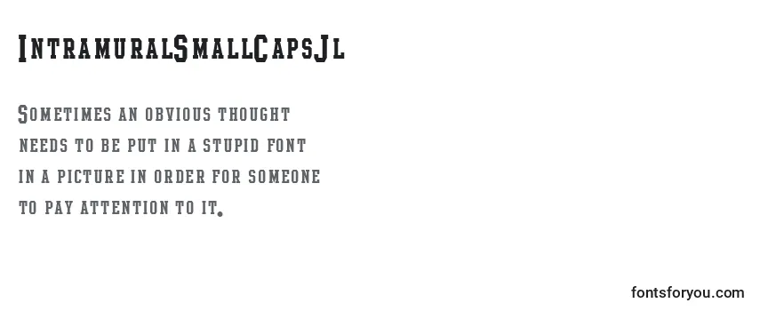 IntramuralSmallCapsJl Font