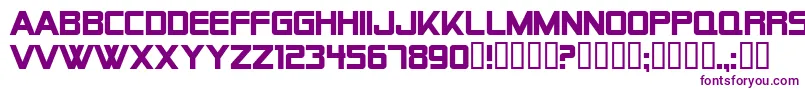 AlienEncountersSolidBold-fontti – violetit fontit valkoisella taustalla