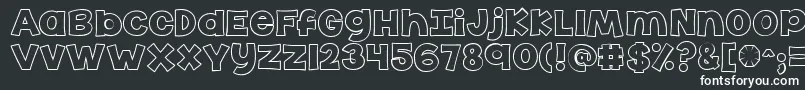 Шрифт Kgthelasttimebubble – белые шрифты