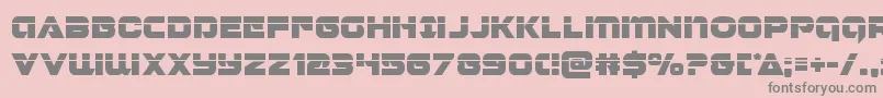 Jeebralaser Font – Gray Fonts on Pink Background