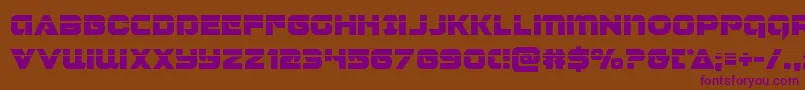 Jeebralaser Font – Purple Fonts on Brown Background