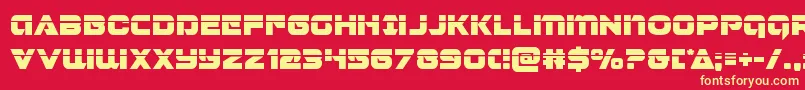 More about Jeebralaser Font Jeebralaser Font – Yellow Fonts on Red Background