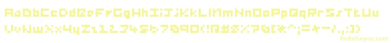 PercyPixel-Schriftart – Gelbe Schriften