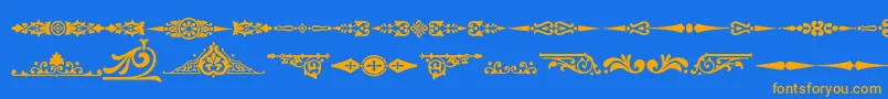 Más sobre la fuente Ornamenttm2 fuente Ornamenttm2 – Fuentes Naranjas Sobre Fondo Azul