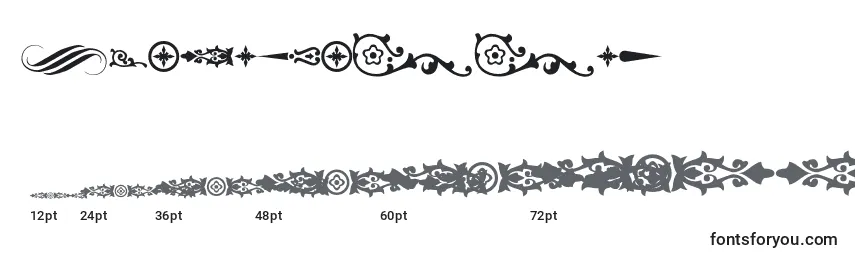 Ornamenttm2 Font Sizes