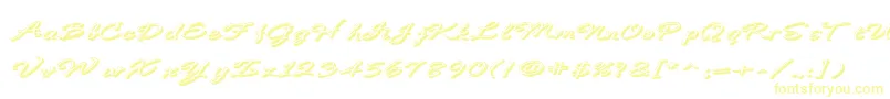 BDeBonitaShadow Font – Yellow Fonts