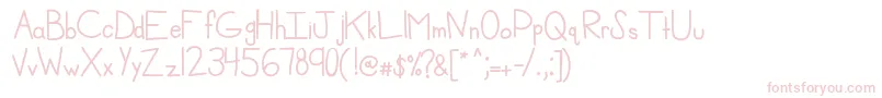 More about Kbmisosoup Font Kbmisosoup Font – Pink Fonts on White Background