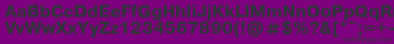 Pragmaticaregular.KzBold Font – Black Fonts on Purple Background