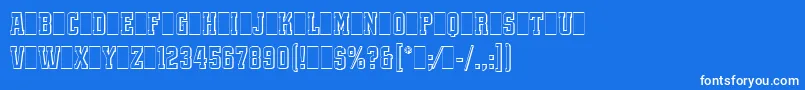 fuente QuadrusLetPlain.1.0 – Fuentes Blancas Sobre Fondo Azul