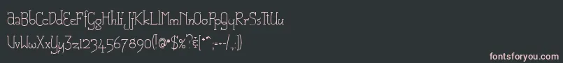 Cam Font – Pink Fonts on Black Background