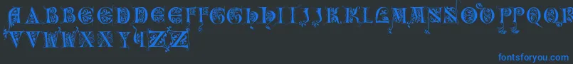 Lisätietoja Incunitials-fontista Incunitials-fontti – siniset fontit mustalla taustalla