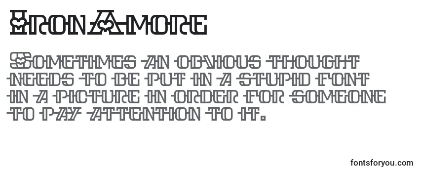 Обзор шрифта IronAmore