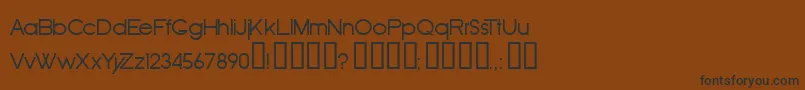 Шрифт Oldrrg – чёрные шрифты на коричневом фоне