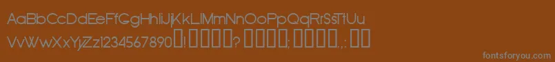 Oldrrg Font – Gray Fonts on Brown Background