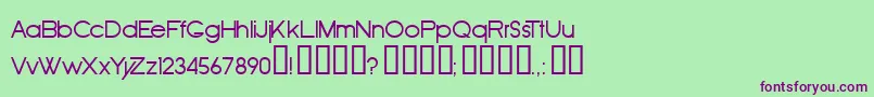 Oldrrg Font – Purple Fonts on Green Background