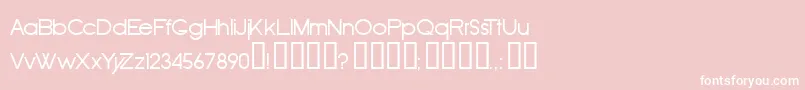 Oldrrg Font – White Fonts on Pink Background