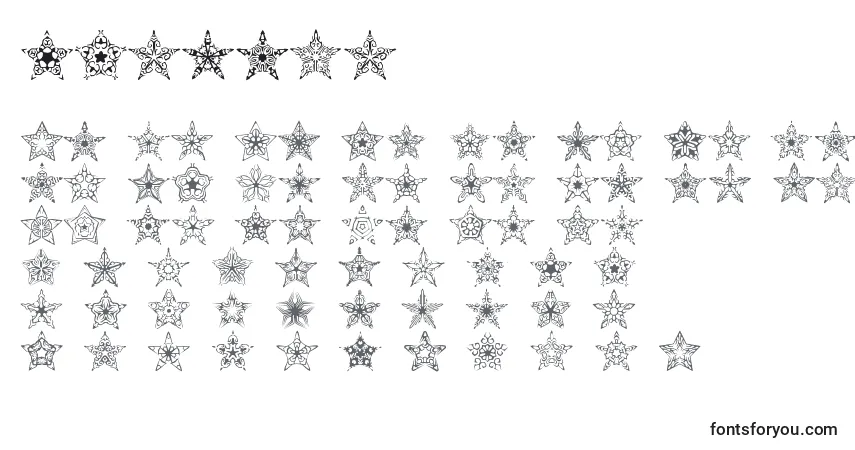 90stars Font – alphabet, numbers, special characters