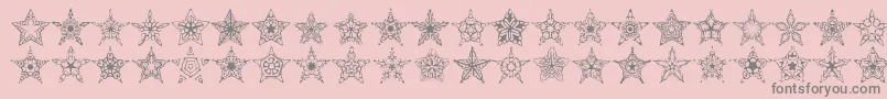 fuente 90stars – Fuentes Grises Sobre Fondo Rosa
