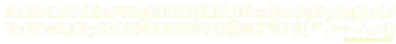 AntiquaHoRegular Font – Yellow Fonts