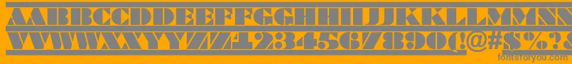 En savoir plus sur la police BraggatituldcfrRegular Police BraggatituldcfrRegular – polices grises sur fond orange