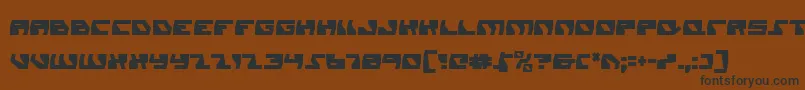 Daedalusc Font – Black Fonts on Brown Background