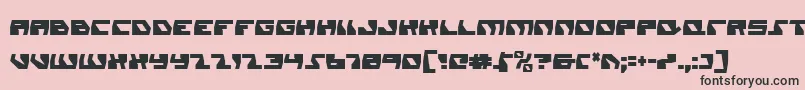 Daedalusc Font – Black Fonts on Pink Background