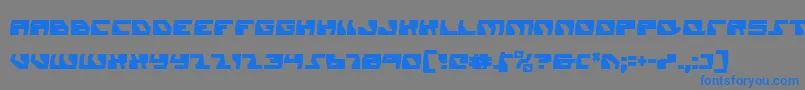 Daedalusc Font – Blue Fonts on Gray Background